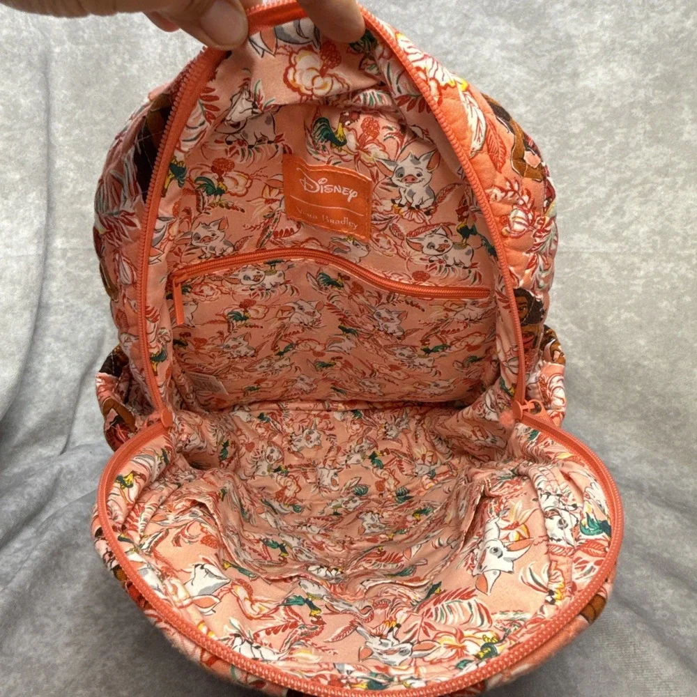 Vera Bradley Disney MOANA ADVENTURE Small Backpack Coral VBJ23 12